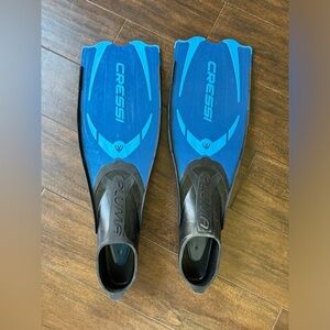 Cressi Blue Snorkel Fins 39-40 (8/8.5 W’s)